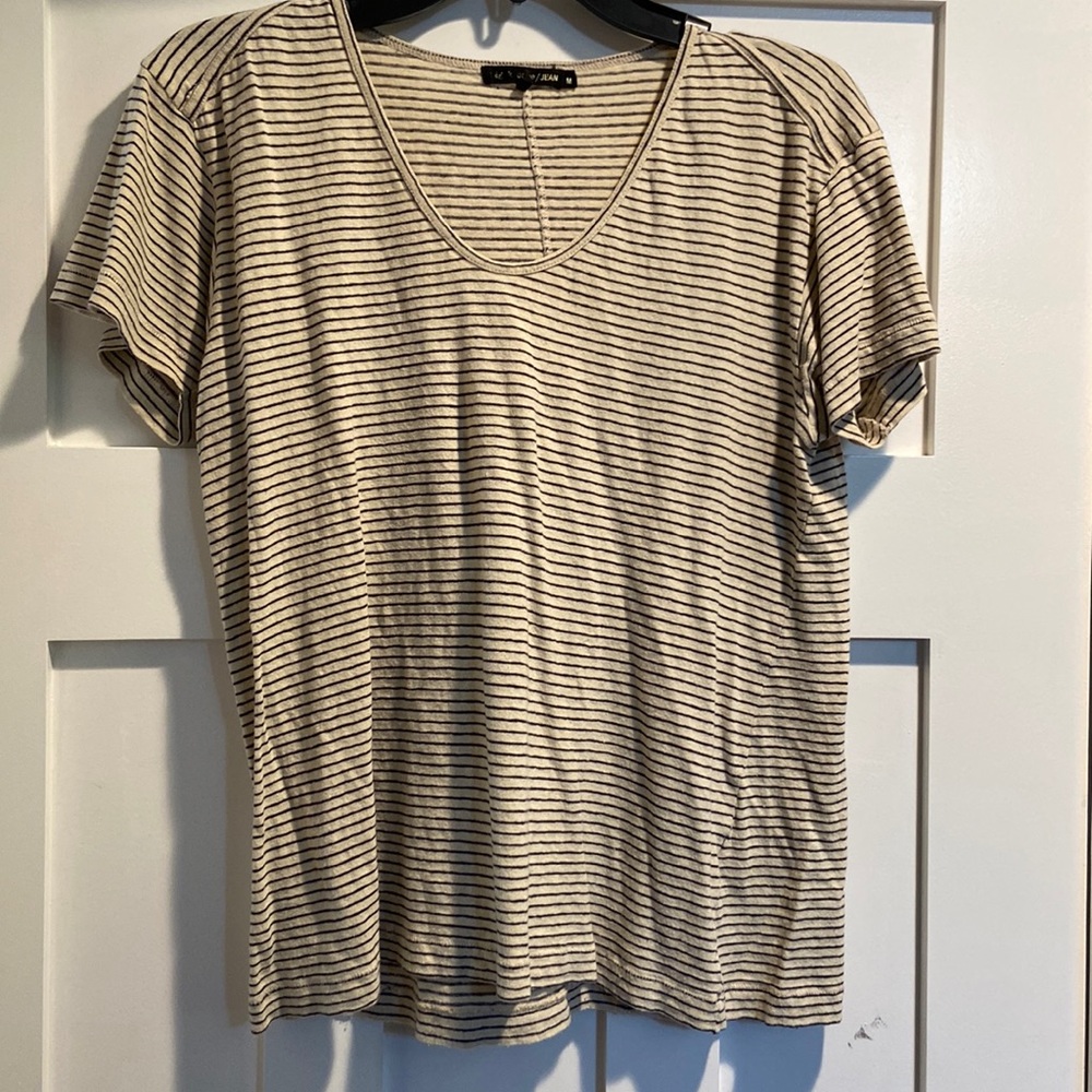Rag & Bone stripped tee - medium